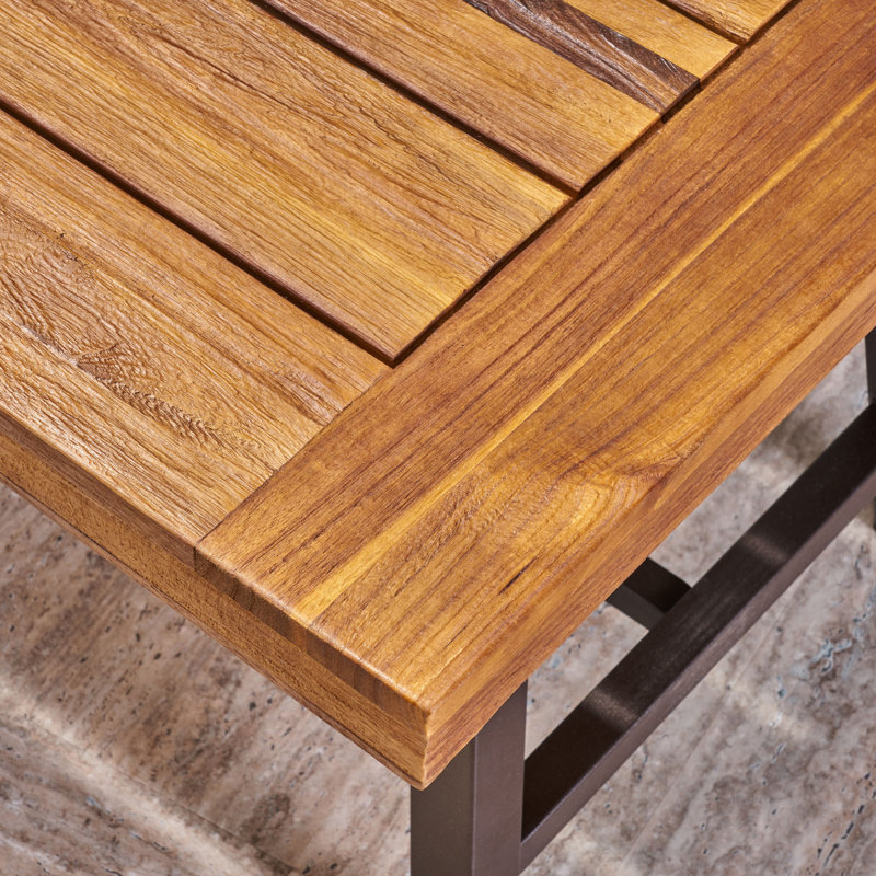 Millwood Pines Acacia Outdoor Coffee Table & Reviews | Wayfair
